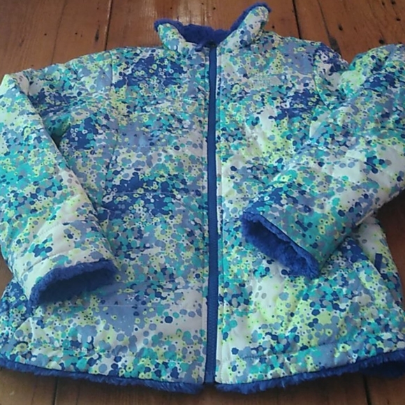 the north face jacket Mossbud swirl sz…